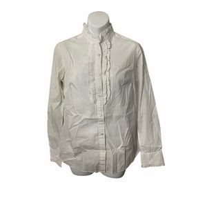 Lilly Pulitzer Ruffle Button Down Long Sleeve